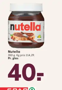 SPAR Nutella tilbud