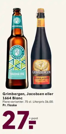SPAR Grimbergen, Jacobsen eller 1664 Blanc tilbud