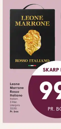 SPAR Leone Marrone Rosso tilbud