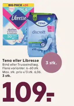SPAR Tena eller Libresse tilbud