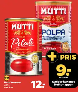 Netto MUTTI tomater tilbud