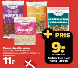 Netto Mamone frø eller kerner tilbud
