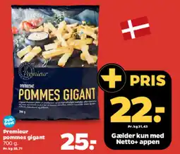Netto Premieur pommes gigant tilbud