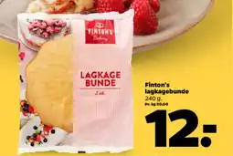 Netto FINTON'S Lagkagebunde tilbud