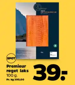 Netto PREMIEUR Røget laks tilbud