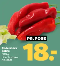 Netto Røde snack pebre tilbud