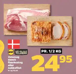 Netto Velsmag dansk flæskesteg eller nakkefilet tilbud