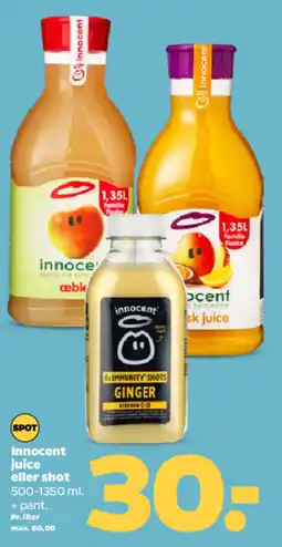 Netto INNOCENT Juice eller shot tilbud