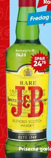 Bilka På mere end 30 flasker udvalgt gin, rom eller whisky tilbud