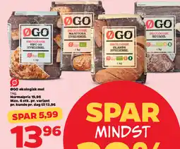 Netto ØGO Økologisk mel tilbud