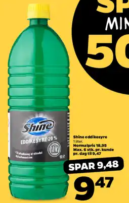 Netto SHINE Eddikesyre tilbud