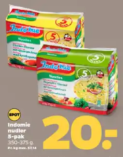 Netto INDOMIE Nudler 5-pak tilbud