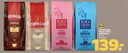 Netto Gevalia eller black coffee helbønner tilbud