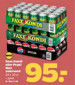 Netto Faxe kondi eller pepsi max sodavand tilbud