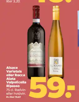 Netto Alsace varietals eller rocca alata valpolicella ripasso tilbud