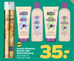 Netto AUSSIE Shampoo, balsam eller elnett hårspray tilbud
