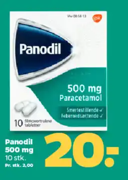 Netto PANODIL 500 mg tilbud