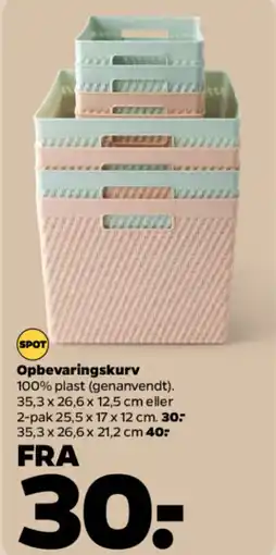 Netto Opbevaringskurv tilbud