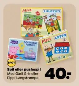 Netto Spil eller puslespil tilbud