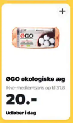 Netto ØGO Økologiske æg tilbud