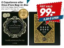 Bilka Il capolavoro eller orso d'oro bag-in-box tilbud