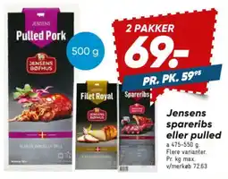 Bilka Jensens spareribs eller pulled tilbud