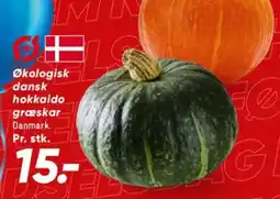 Bilka Økologisk dansk hokkaido græskar tilbud