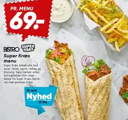 Bilka Super kræs menu tilbud