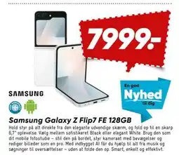 Bilka Samsung Galaxy Z Flip7 FE 128GB, DKK 7999 tilbud