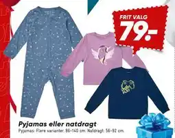 Bilka Pyjamas eller natdragt, DKK 79 tilbud