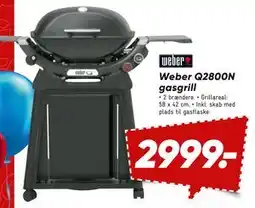 Bilka Weber Q2800N gasgrill, DKK 2999 tilbud