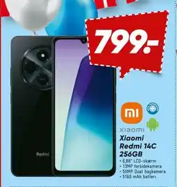 Bilka Xiaomi Redmi 14C 256GB, DKK 799 tilbud