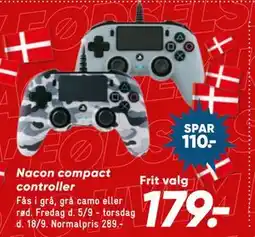 Bilka Nacon compact controller, DKK 179 tilbud