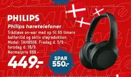Bilka Philips høretelefoner, DKK 449 tilbud