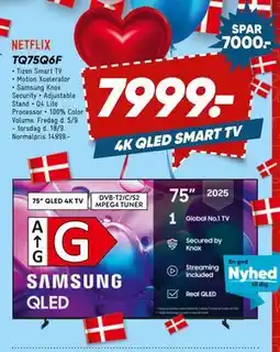 Bilka SAMSUNG TQ75Q6F, DKK 7999 tilbud