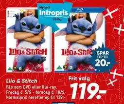 Bilka Lilo & Stitch, DKK 119 tilbud
