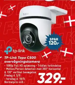 Bilka TP-Link Tapo C500 overvågningskamera, DKK 329 tilbud
