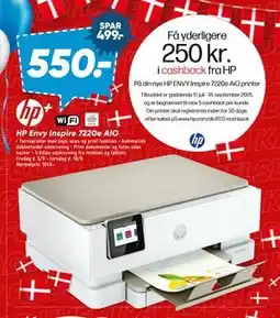 Bilka HP Envy Inspire 7220e AIO, DKK 550 tilbud
