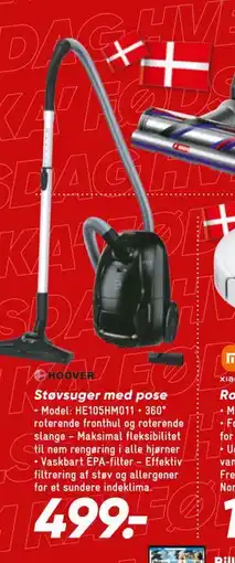 Bilka Støvsuger med pose, DKK 499 tilbud