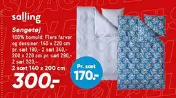 Bilka Sengetøj, DKK 300 tilbud