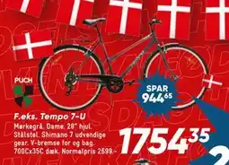 Bilka Tempo 7-U, DKK 1754.35 tilbud