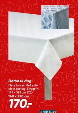 Bilka Damask dug tilbud