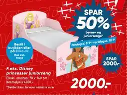 Bilka Disney prinsesser juniorseng, DKK 2000 tilbud