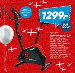 Bilka Motionscykel 2.0, DKK 1299 tilbud