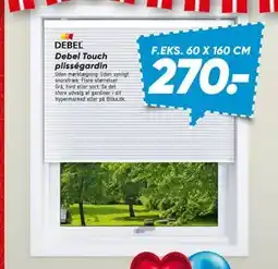 Bilka Debel Touch plisségardin, DKK 270 tilbud