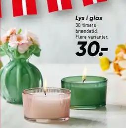 Bilka Lys i glas, DKK 30 tilbud