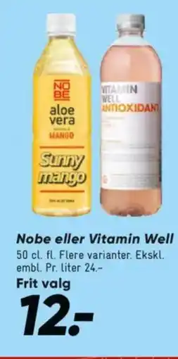 Bilka Nobe eller vitamin well tilbud