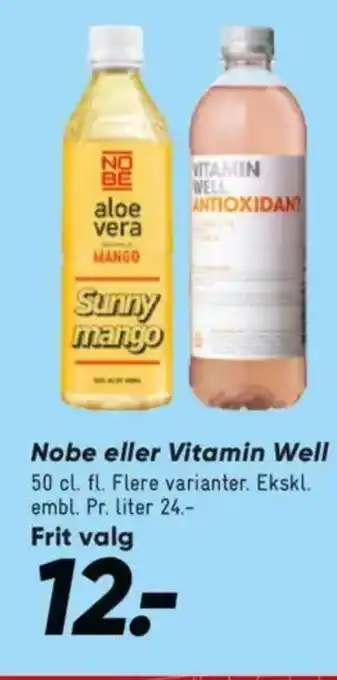 Bilka Nobe eller vitamin well tilbud
