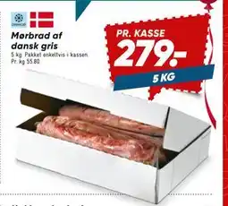 Bilka Mørbrad af dansk gris, DKK 279 tilbud