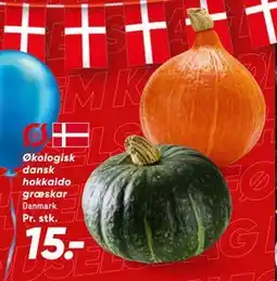 Bilka Økologisk dansk hokkaido græskar, DKK 15 tilbud